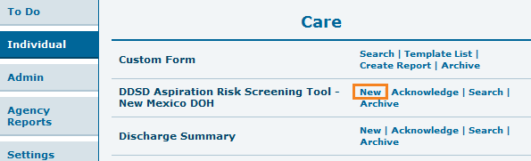 Aspiration Risk Screening Tool