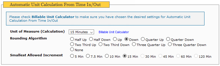 billing setup for supported