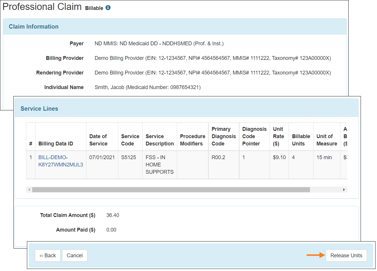 Claim resubmission north dakota