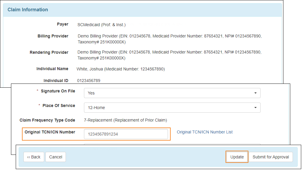 Claim Resubmission South Carolina