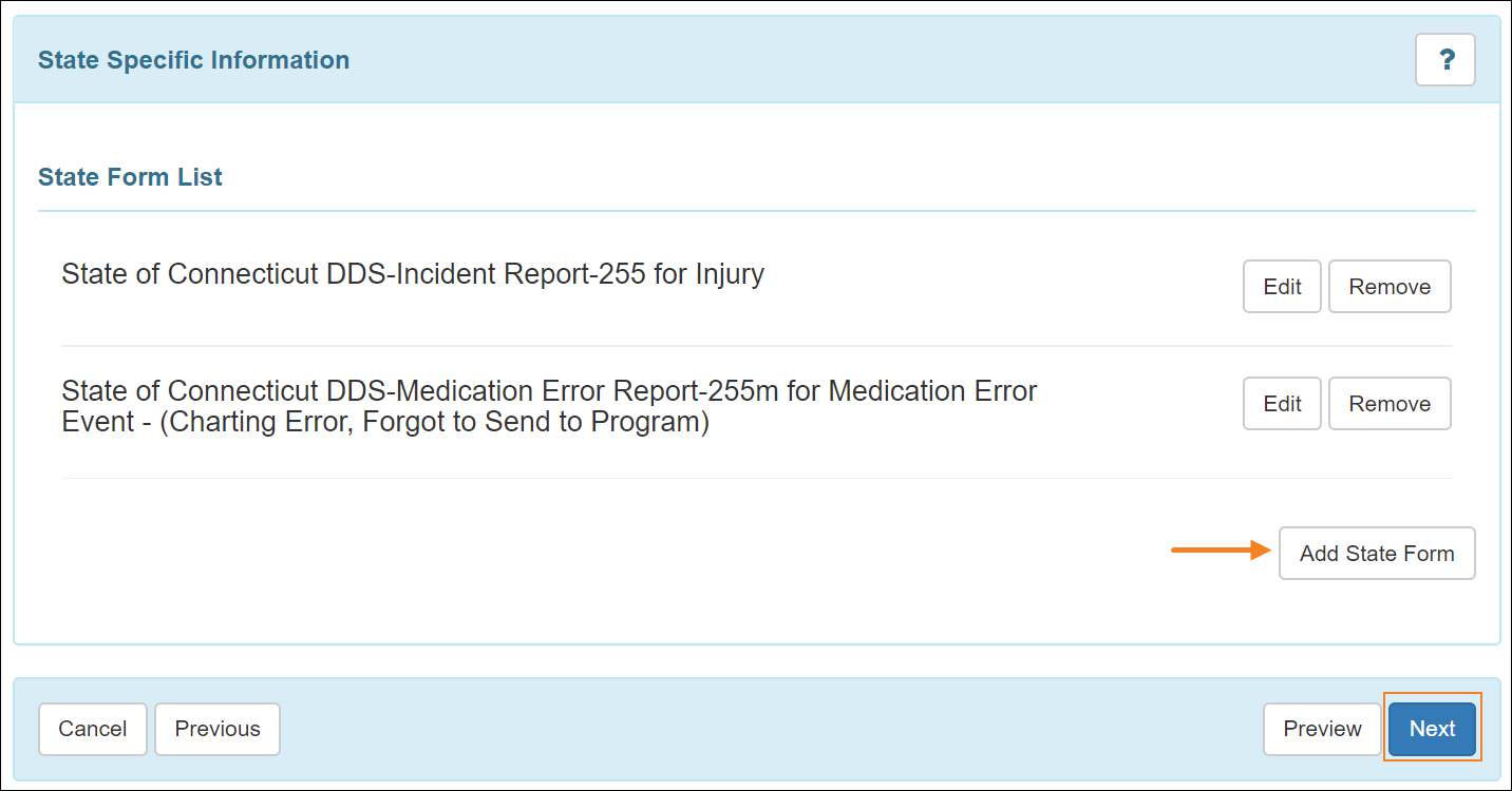Incident Reporting - Connecticut