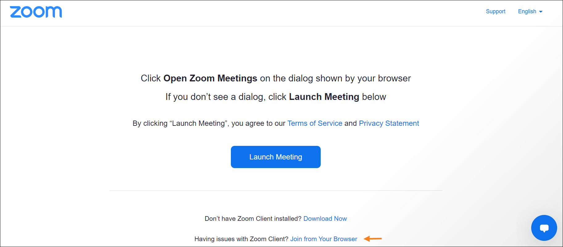 how to join zoom from email link