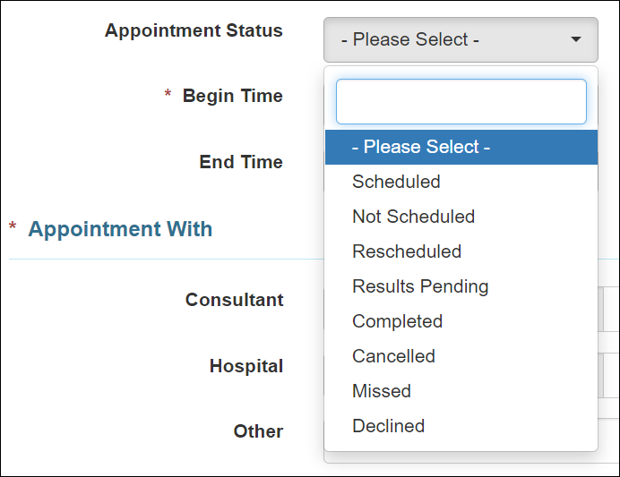 Appointments