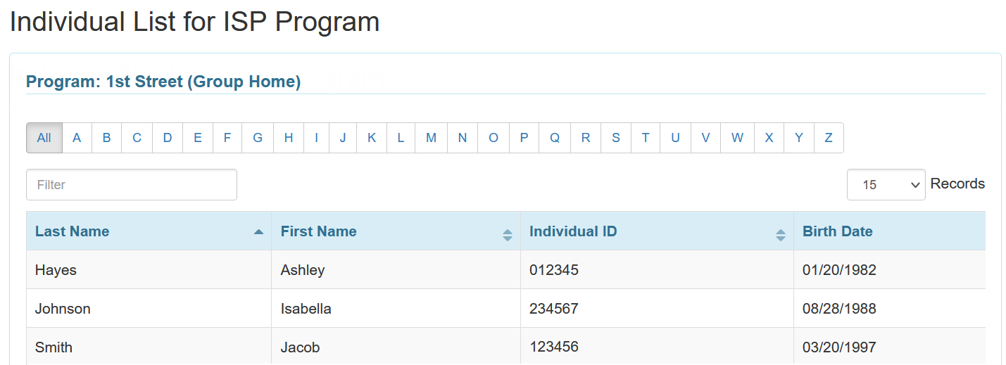 Submit ISP Data