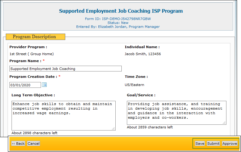 Apply Templates to ISP Programs