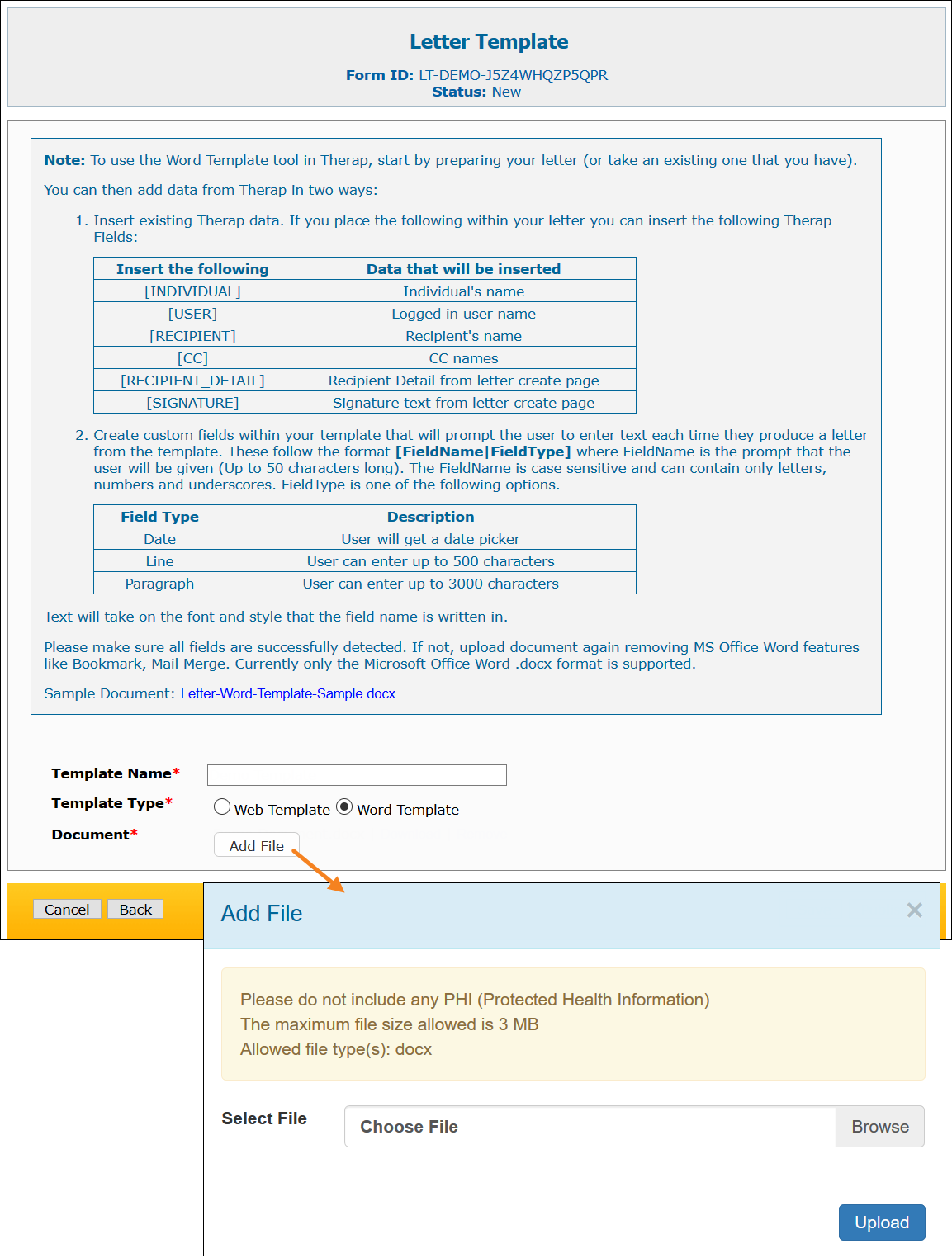 How To Create A Letter Template In Word from www.therapservices.net