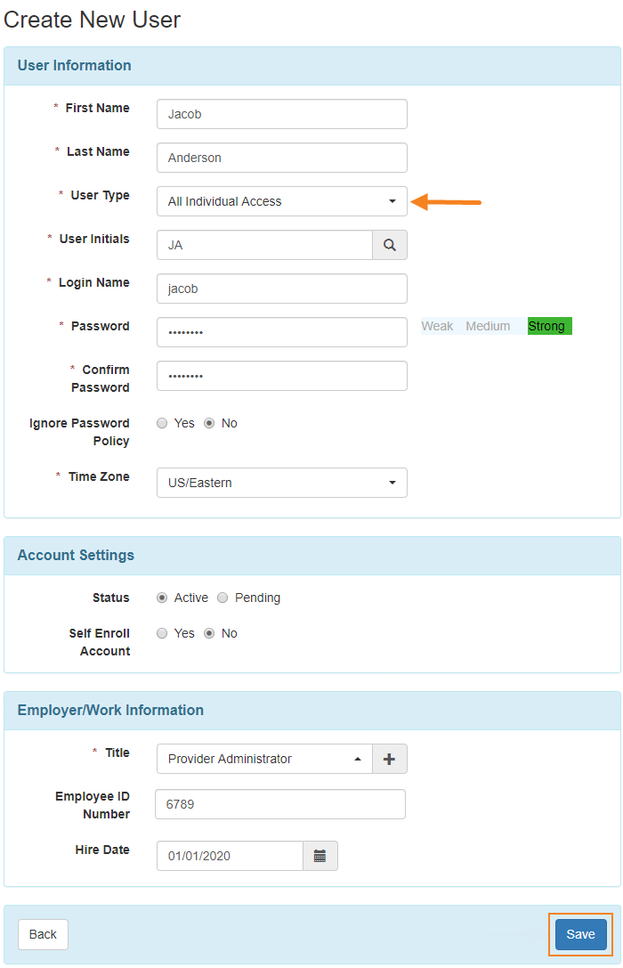 All Individual Access Oversight Account