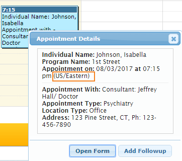 appointment calendar program