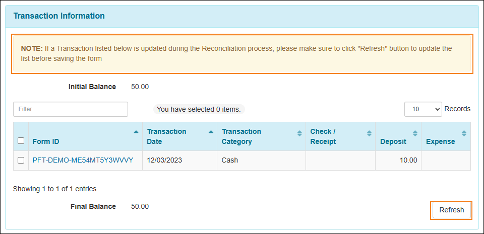 Screenshot showing the Event Information page for Event Type Other.