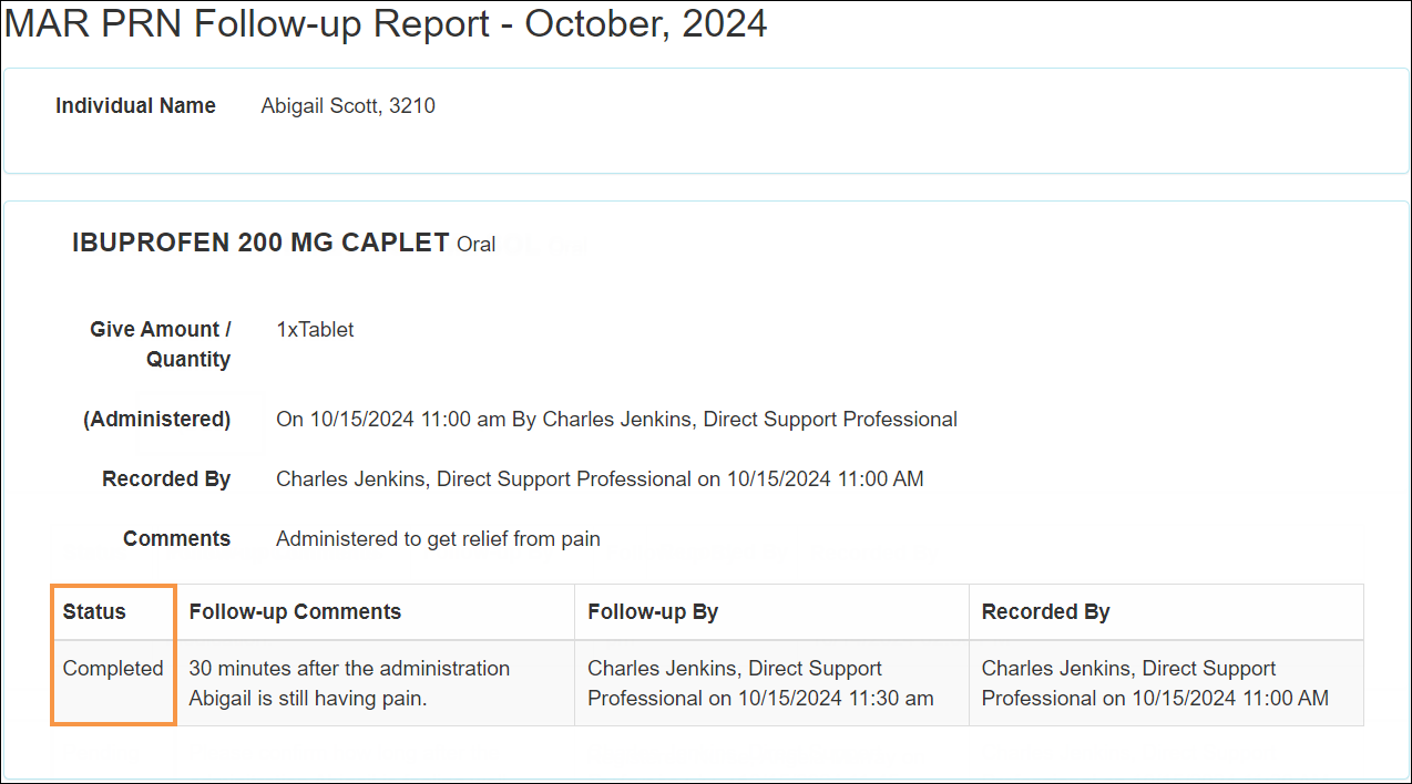 Screenshot showing the Provider MAR Configuration in the ‘General’ section of the Admin tab.