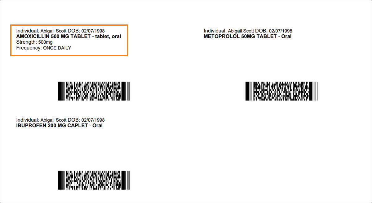 An image of the Barcode.