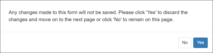 An image of the warning message.