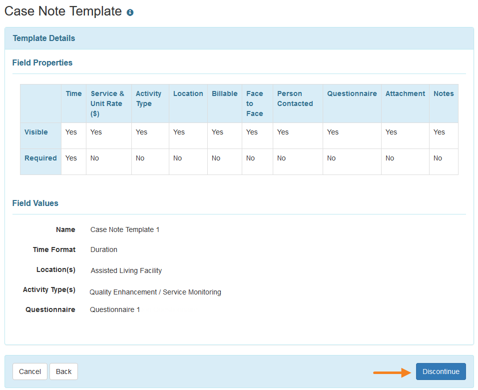 case note template for providers case notes template