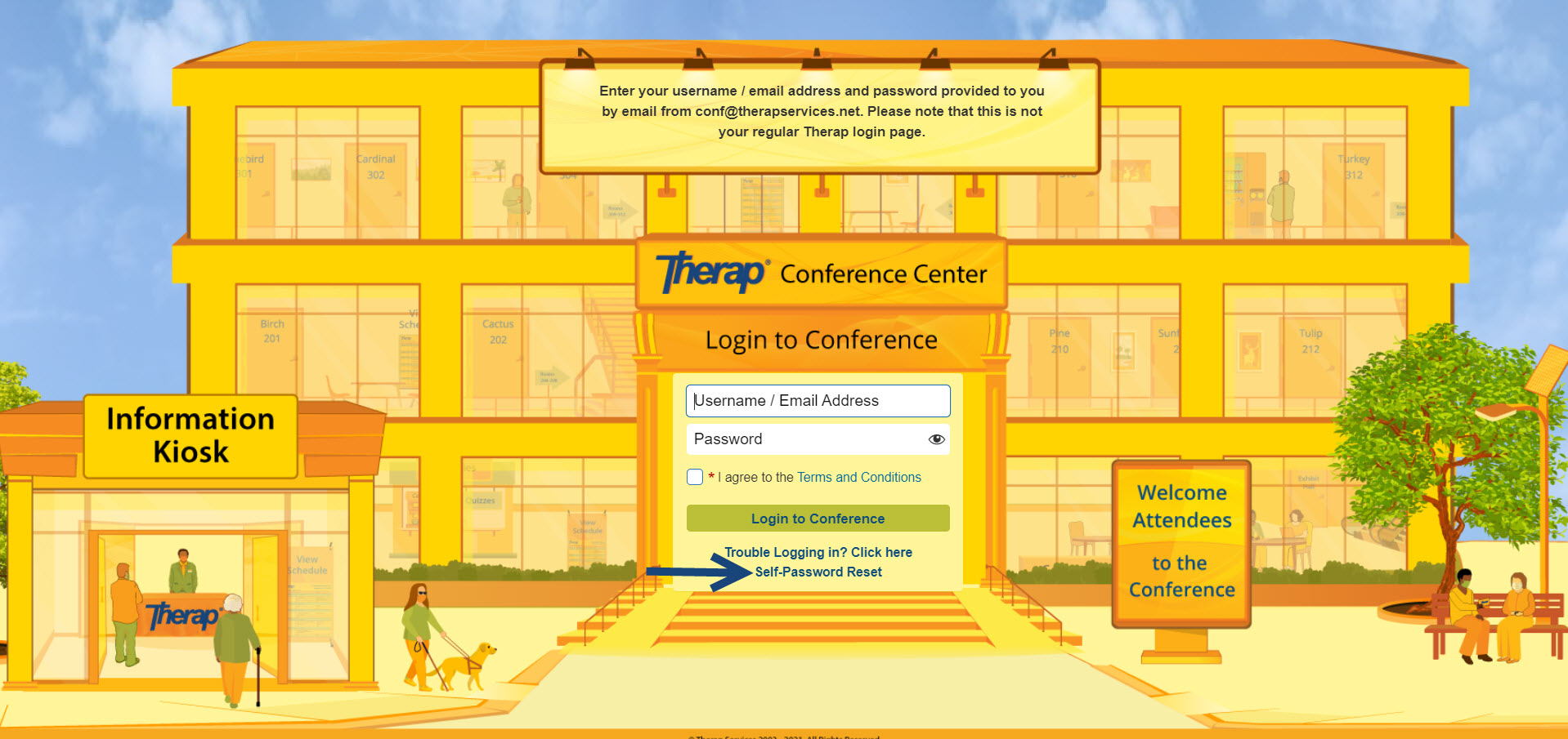 login to therap conference