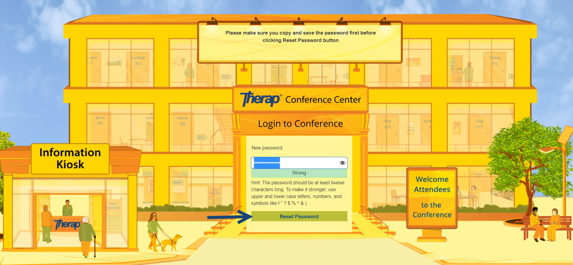 login to therap conference