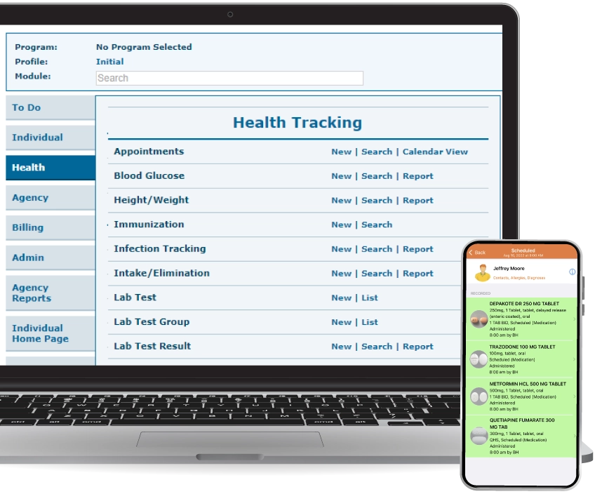 Comprehensive Electronic Health Records for Service Providers