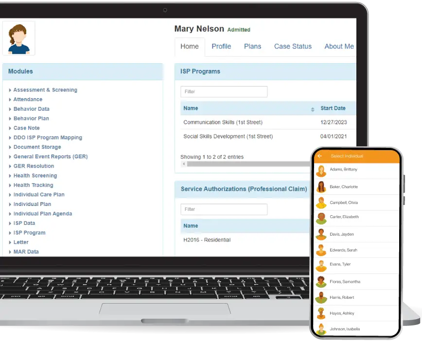 Therap App showing Therap's Comprehensive Solutions for Early Intervention Screen