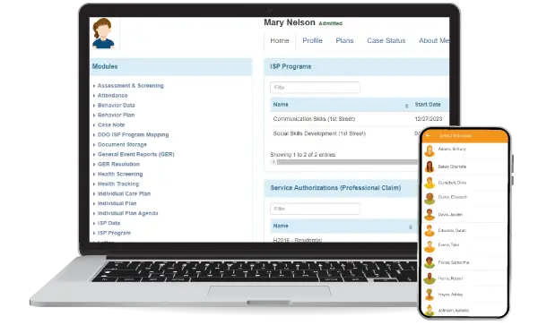 Therap App showing Therap's Comprehensive Solutions for Early Intervention Screen