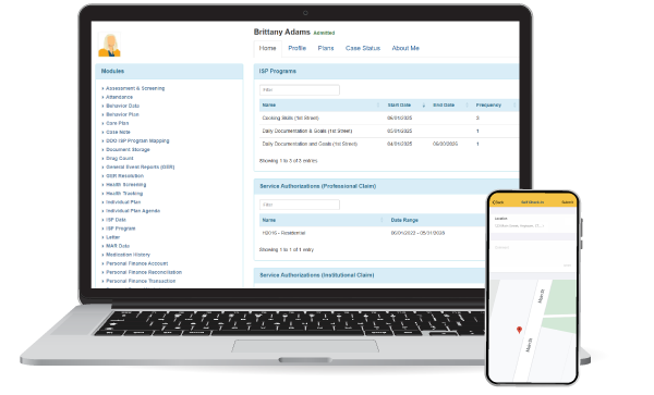 Therap App showing Therap's Comprehensive Online Solutions for Aging and Home Health Providers Screen