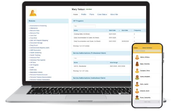Therap App showing Therap's Comprehensive e-Solutions for Autism Providers Screen