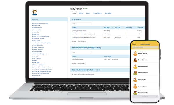 Therap App showing Therap's Comprehensive Solutions for Early Intervention Screen
