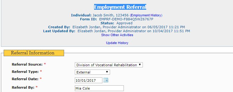 employment services and supports