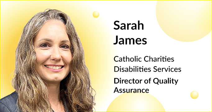 Sarah James talking about using Therap