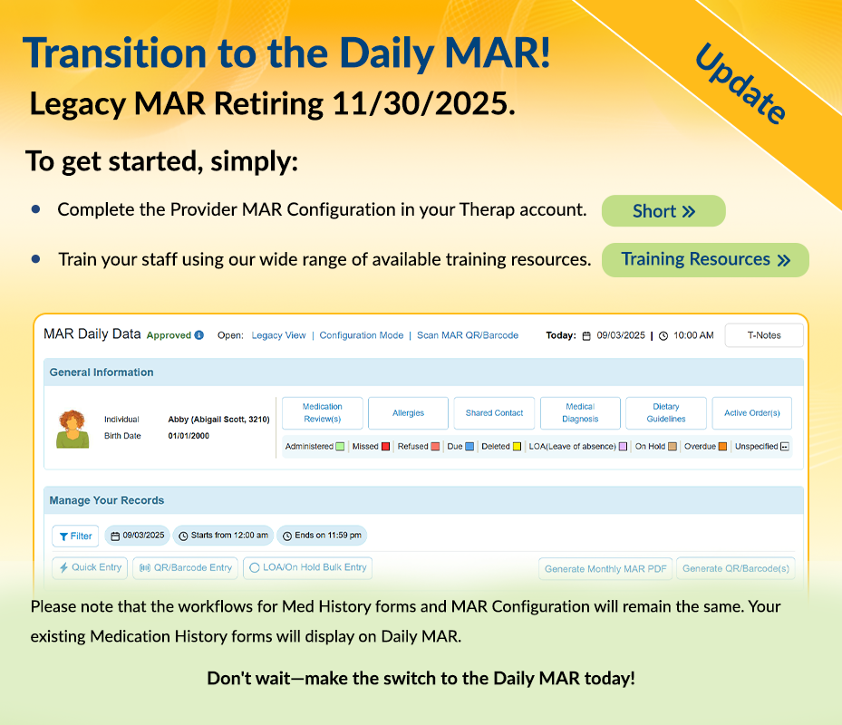 Transition to the daily mar