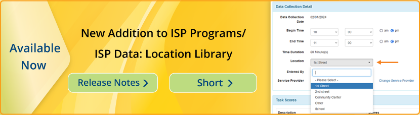 Location Library coming to ISP Data and ISP Program