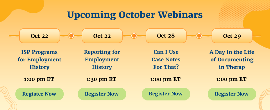October webinars