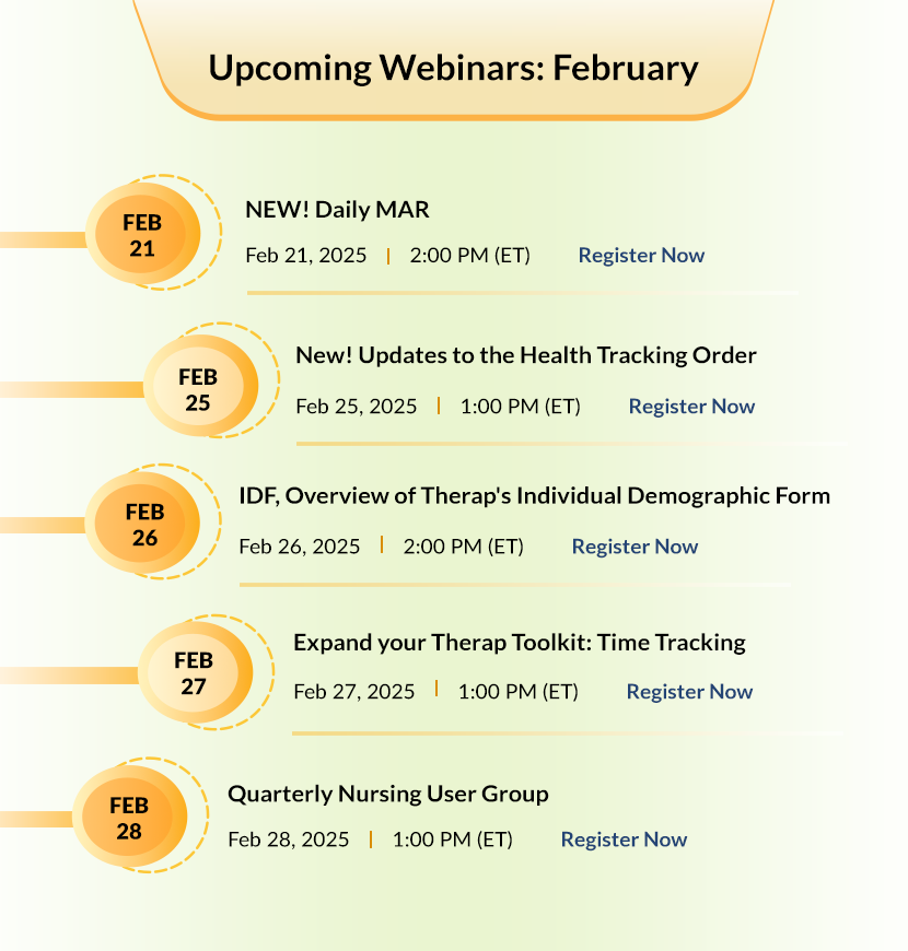 Register for Upcoming Webinars