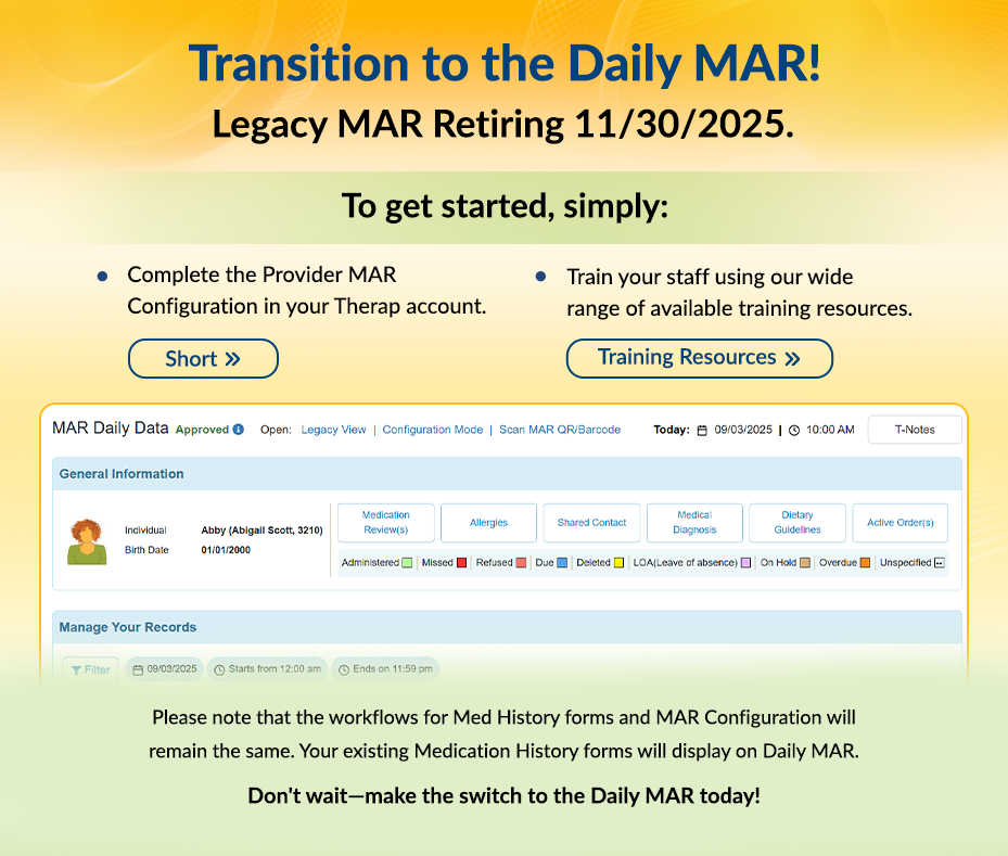 Transition to the daily mar