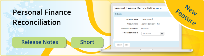 Therap Personal Finance Reconciliation