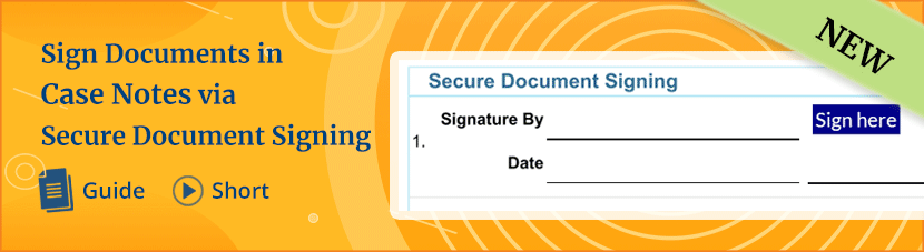 Therap Secure Document Signing