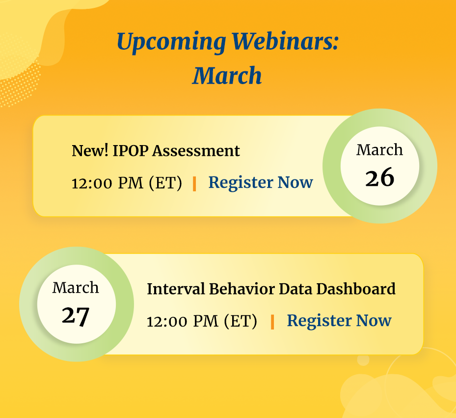 Therap March webinars