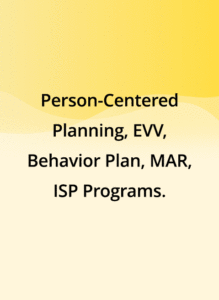 Person-centered planning