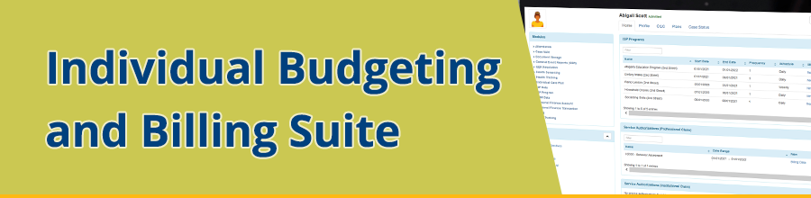 Individual Budgeting and Billing Suite Individual Budgeting and Billing Suite