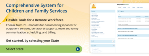 Comprehensive System for Children and Family Services - laptop