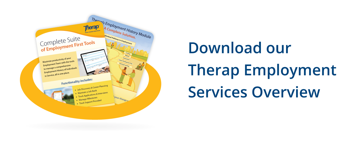 Download our Therap Employment Services Overview