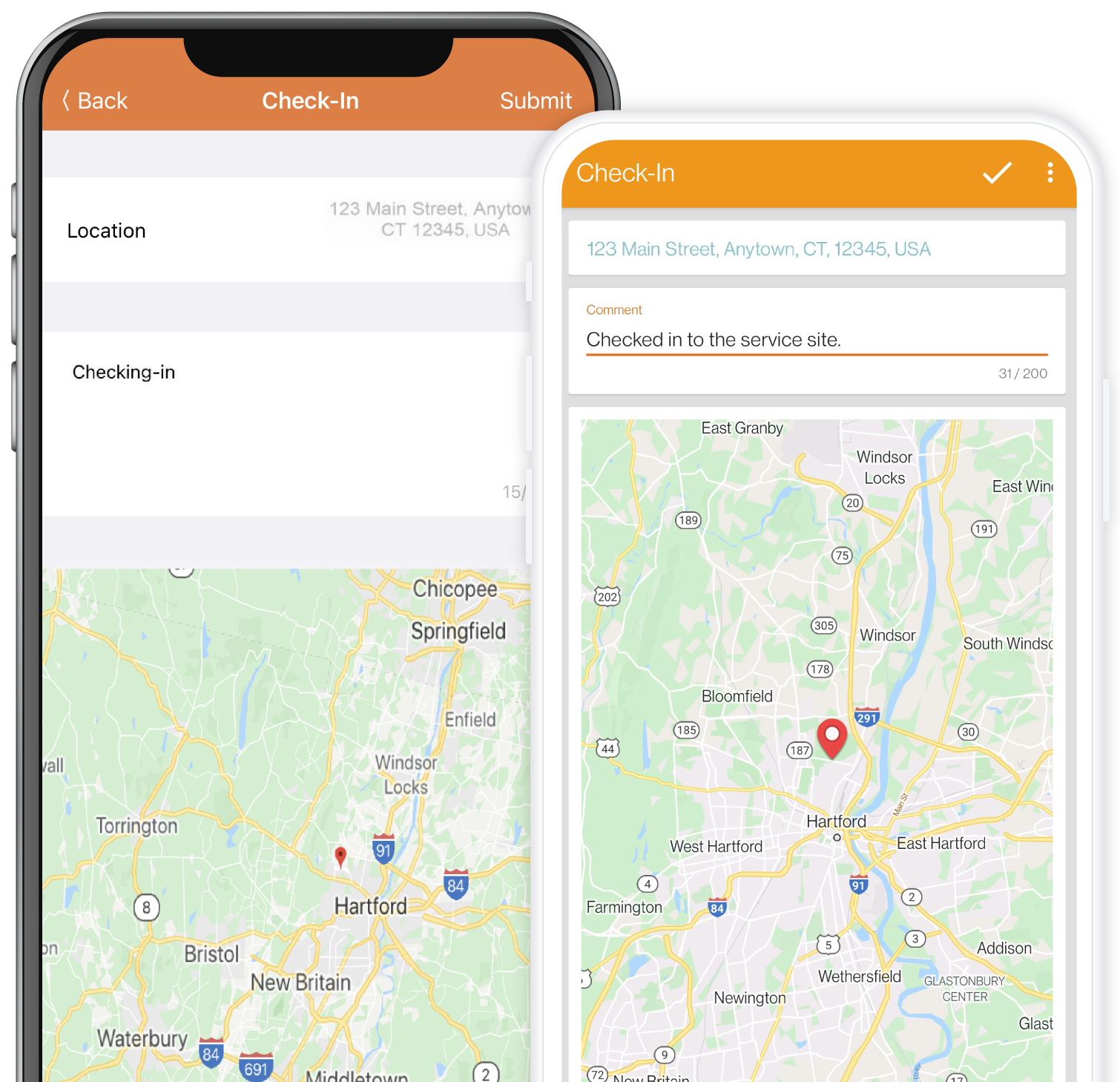 Scheduling EVV check in (mobile) Scheduling EVV check in (mobile)