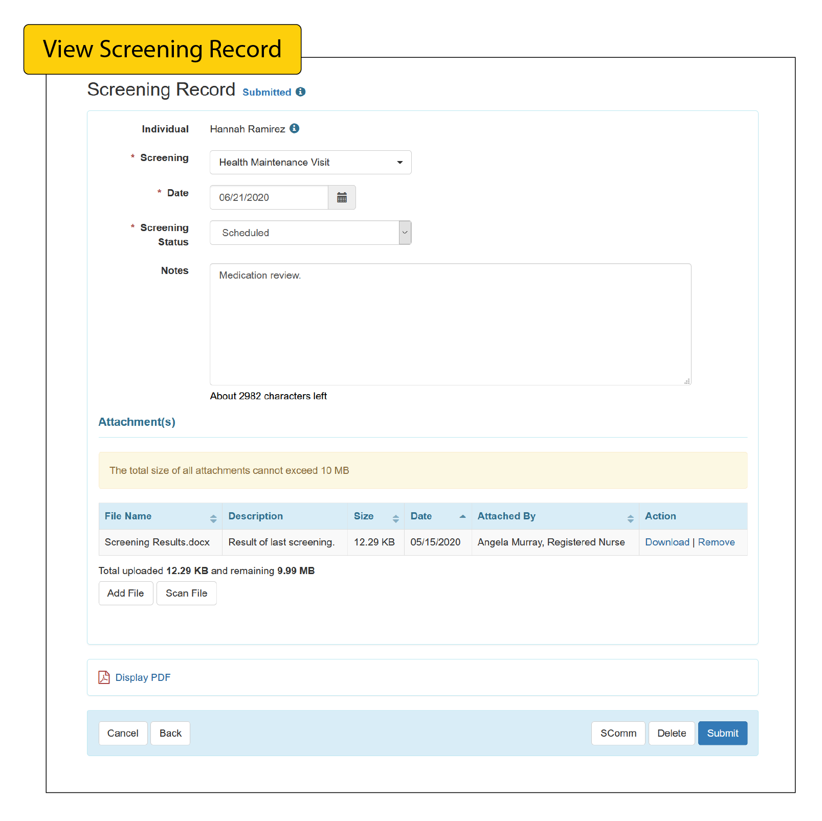 Therap Health Screening Overview therap-health-screening-overview