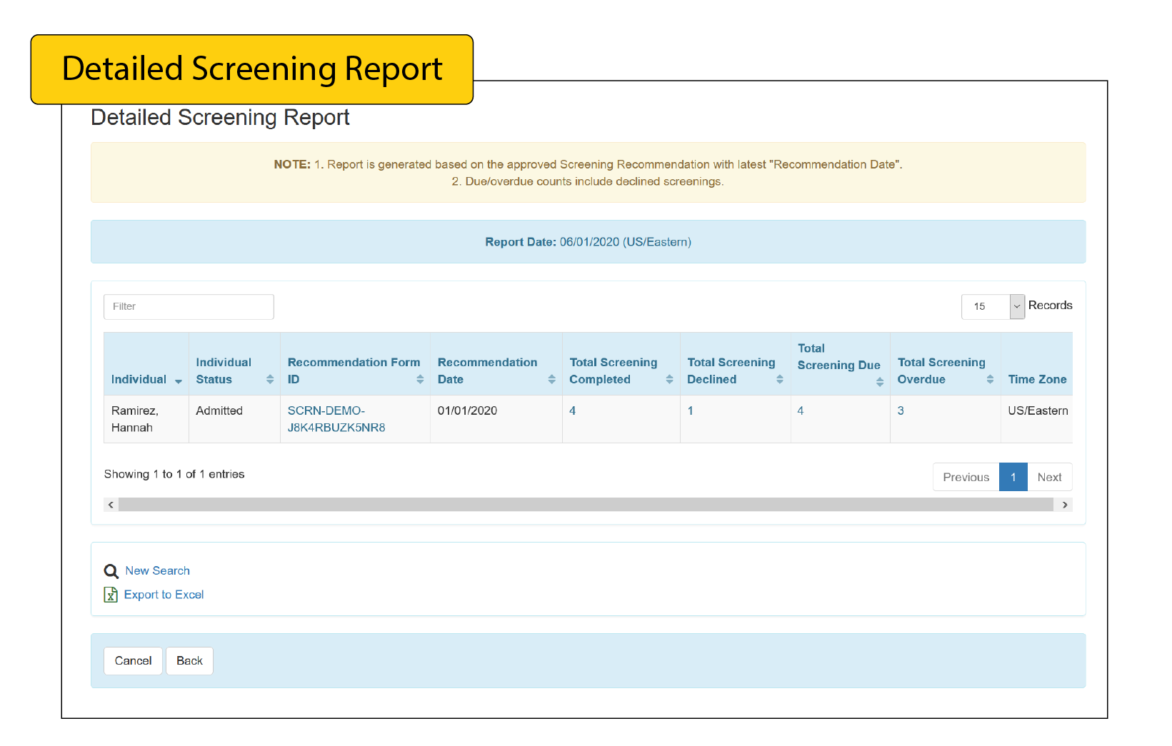 Therap Health Screening Overview therap-health-screening-overview