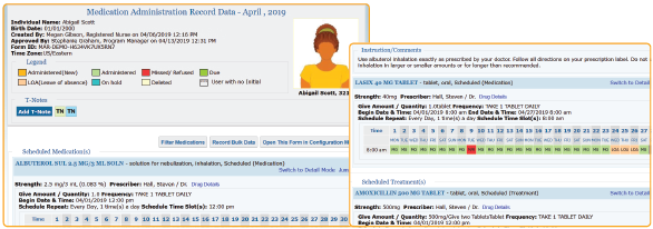 Medication Administration Records