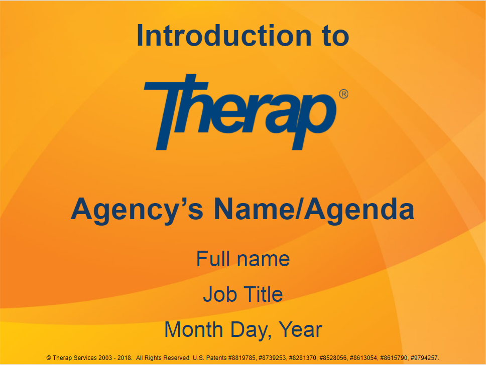 1 - Therap 1 - Therap