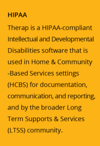Therap is HIPAA compliant