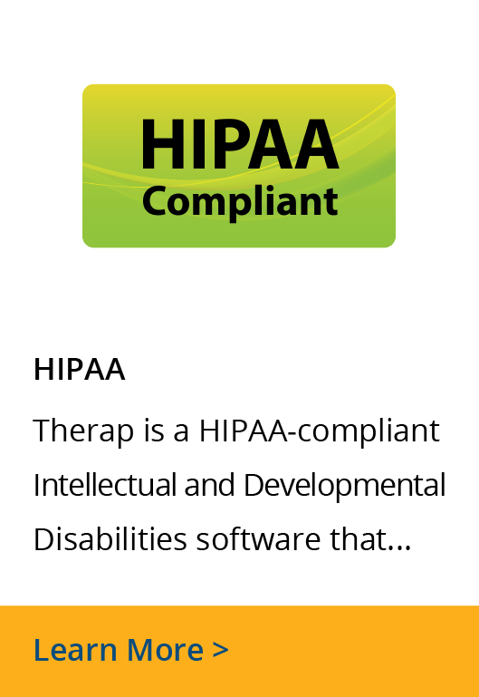 Therap is HIPAA compliant