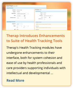 Therap Health Tracking Tools