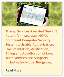 Therap Services awarded new US patent