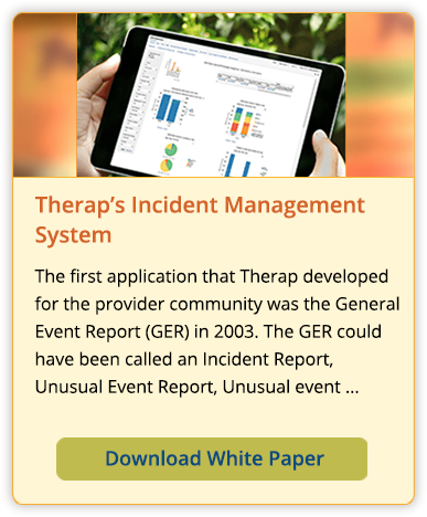 Therap’s Incident Management System - Download White Paper