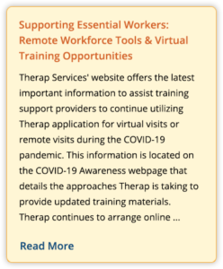 Supporting Essential Workers - Remote Workforce Tools
